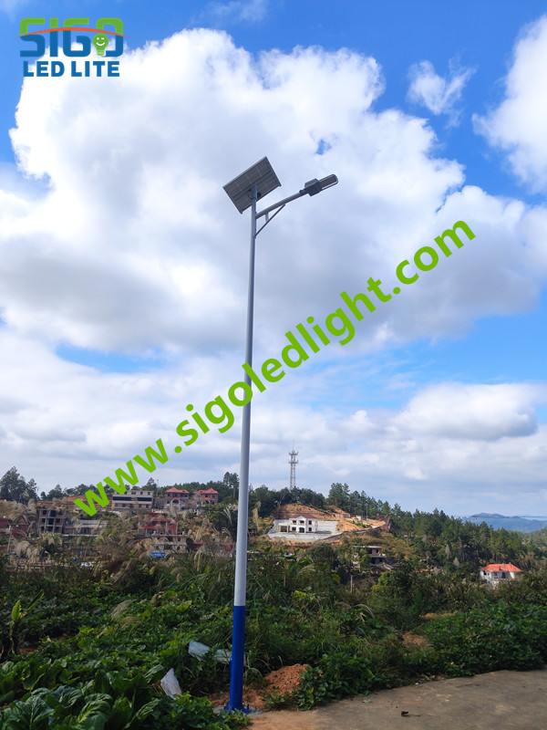 Dự án đèn đường năng lượng mặt trời GSTRL - hiệu ứng ánh sáng

